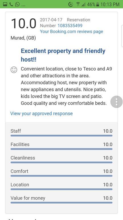 Jane'S Villa Free Parking Inverness Eksteriør billede